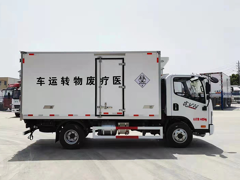 国六蓝牌解放医疗废物转运车
