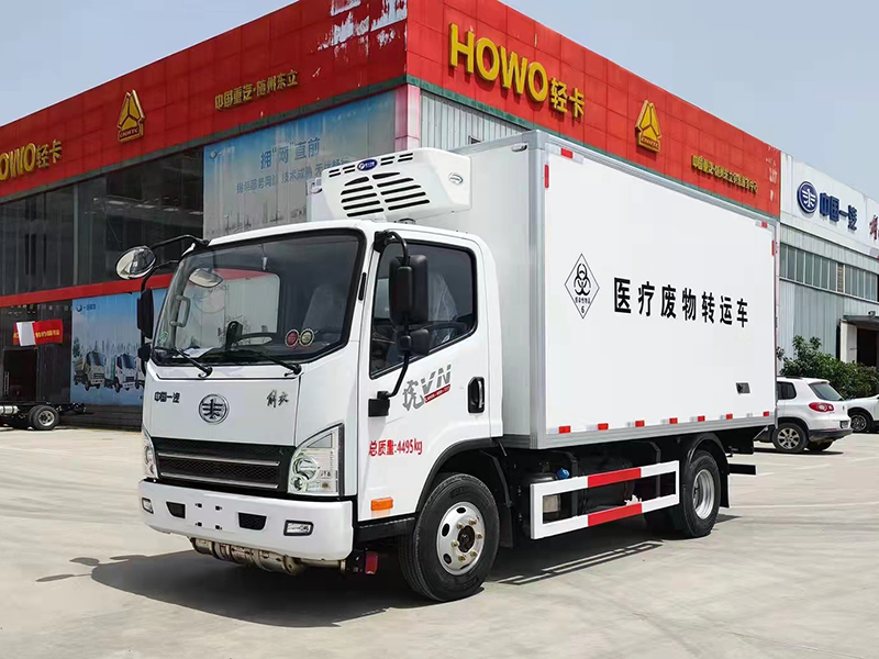 国六蓝牌解放医疗废物转运车